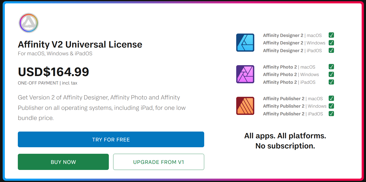 Menjajal Affinity Family